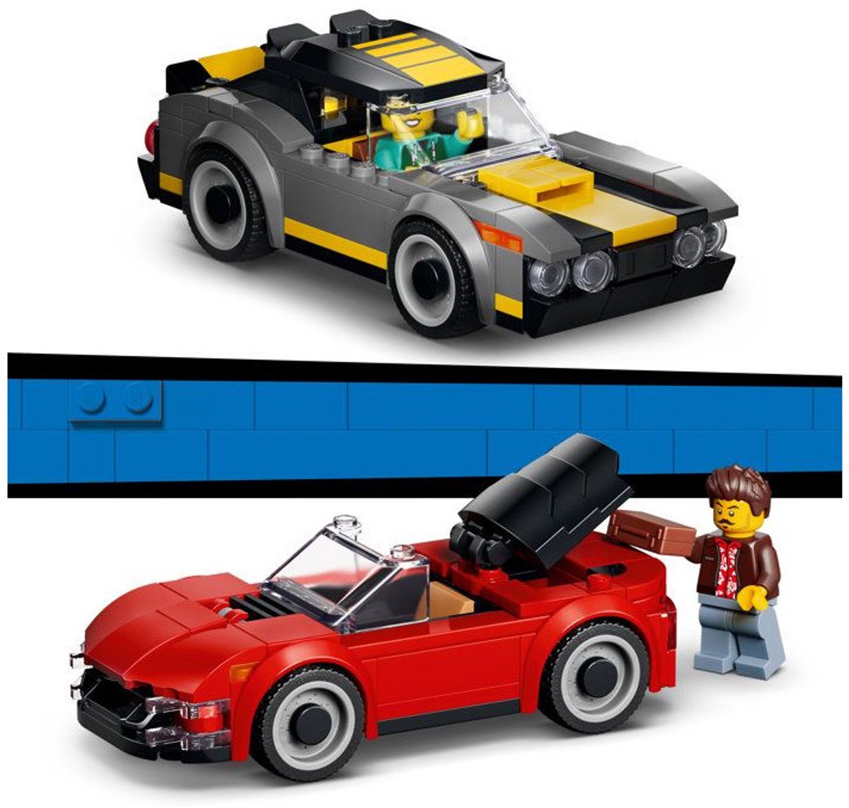 LEGO City Autowasstraat Auto Bouwpakket voor Kinderen Vanaf 6 Jaar 60497 — afbeelding 15