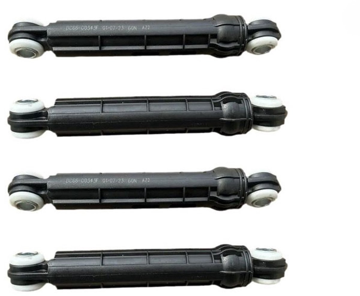 4stuks - geschikt voor Samsung DC66-00343F wasmachine - geschikt voor wasmachine samsung -Zwart - 60N schokdemper