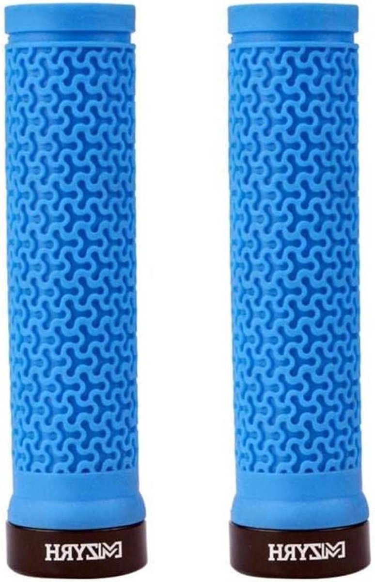 Fiets Handgrepen - Stuurhoezen - Comfortabel Fietsen - Dubbele Vergrendeling - 131 x 34 mm - Zwart
