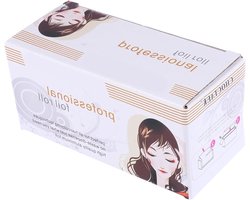Housoutil 2pcs Permanent Tin Foil Hair Foil Hair Care Products Salon Permanent Paint Oil Styling Wavy Wraps Highlight Accessories Paper Hair Styling Wide Tin Foil For