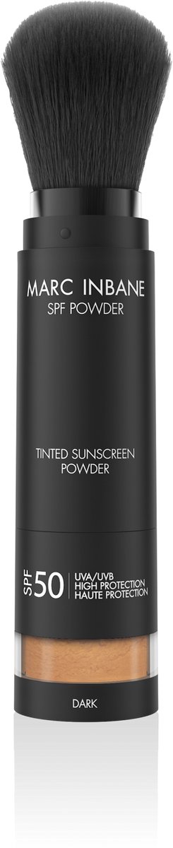 Marc Inbane Brush tinted sunscreen powder dark
