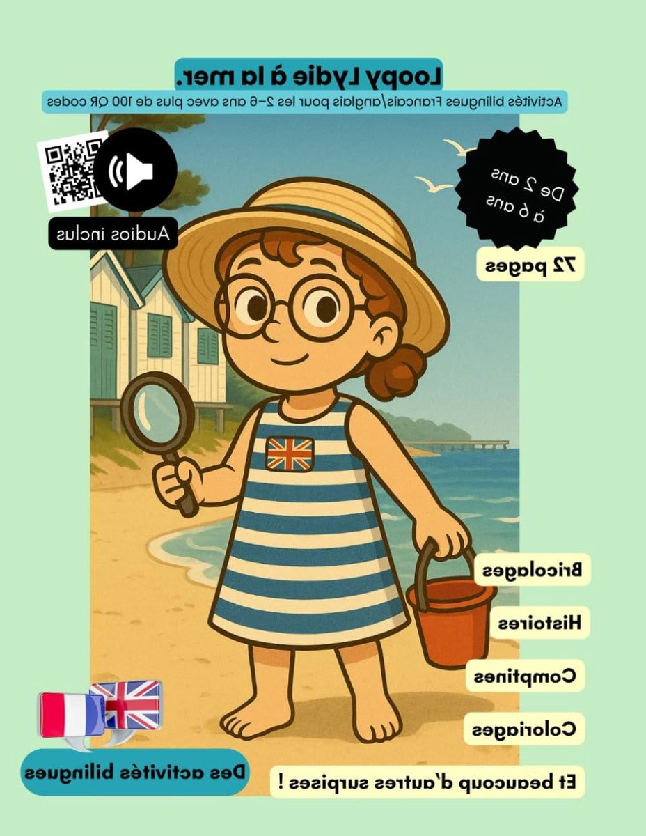 Zomer Activiteitenboek - Bilingual Leren - Frans Engels - Meer dan 100 QR Codes - 2-6 Jaar - Gekleurd