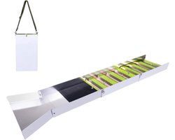 Goudwasbak Set - Goudpannen Kit - Edelstenen Vinden - Getrapte Groeven - 43 x 15 x 26 cm - Standaard