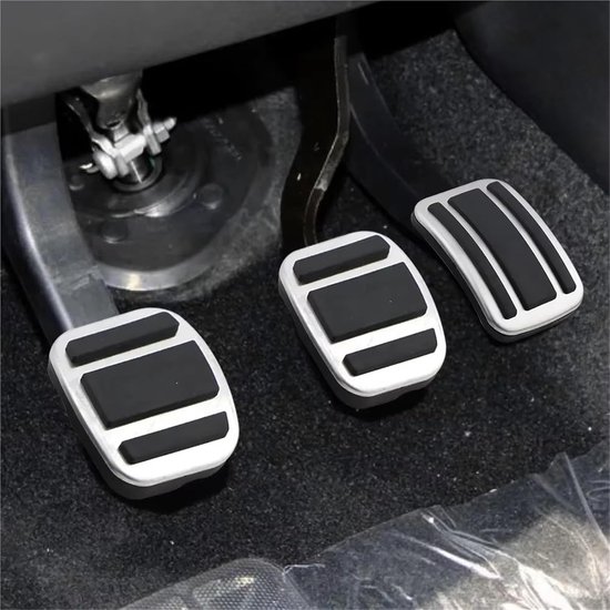 Autorempedalen Voor Peugeot 308 3008 408 4008 5008 Auto Pads Rem Gaspedalen Accessoires Autopedaalhoes pedaalbekleding(3piece MT) — afbeelding 3