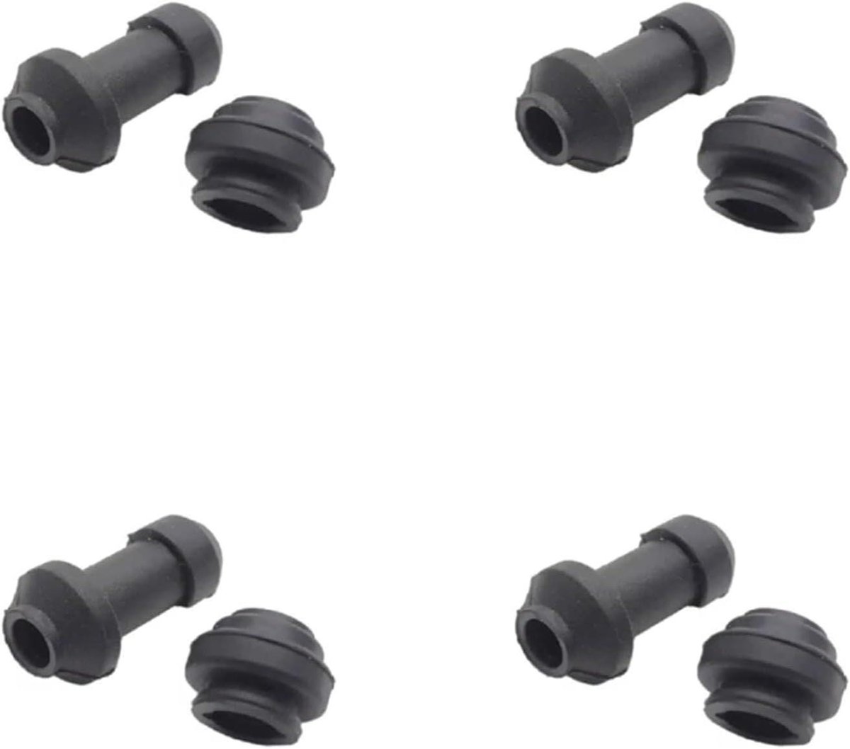 Brake Piston 4 Sets/2/1 Sets Motorcycle Scooter Brake Top Bottom Pump Caliper Shock Absorber Cover Dust Covers Disc Waterproof Caliper for It(4set)