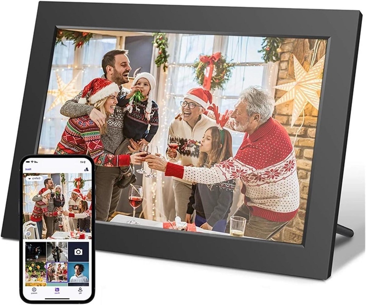 Digitale Fotolijst - Smart WiFi Frame - Foto's Delen - Touchscreen HD Scherm - 10.1 Inch - Zwart