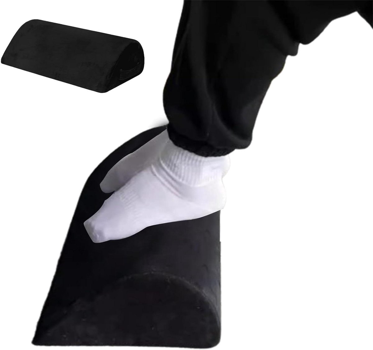 Memory Foam Foot Rest - Ergonomisch verwijderbare voetstoel voor onder bureau | Ruimtebesparende voetsteun met handvat voor ondersteuning, draagbare voetstandaard voor ontspannen