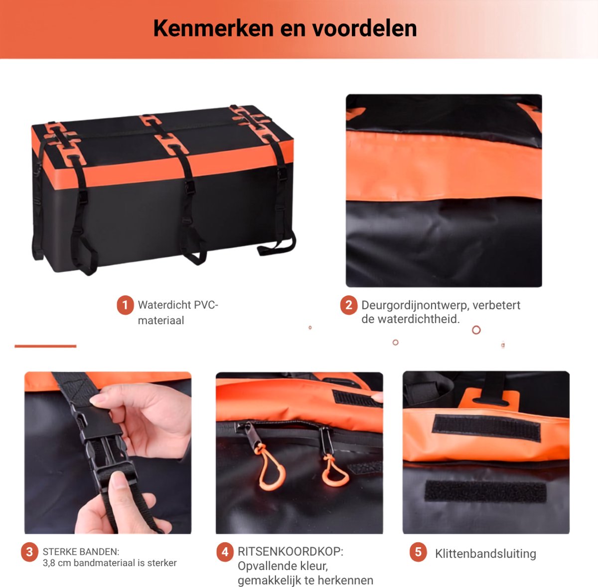 MKSS® Dakkoffer – Dak Bagagebox – Daktas – foto 2