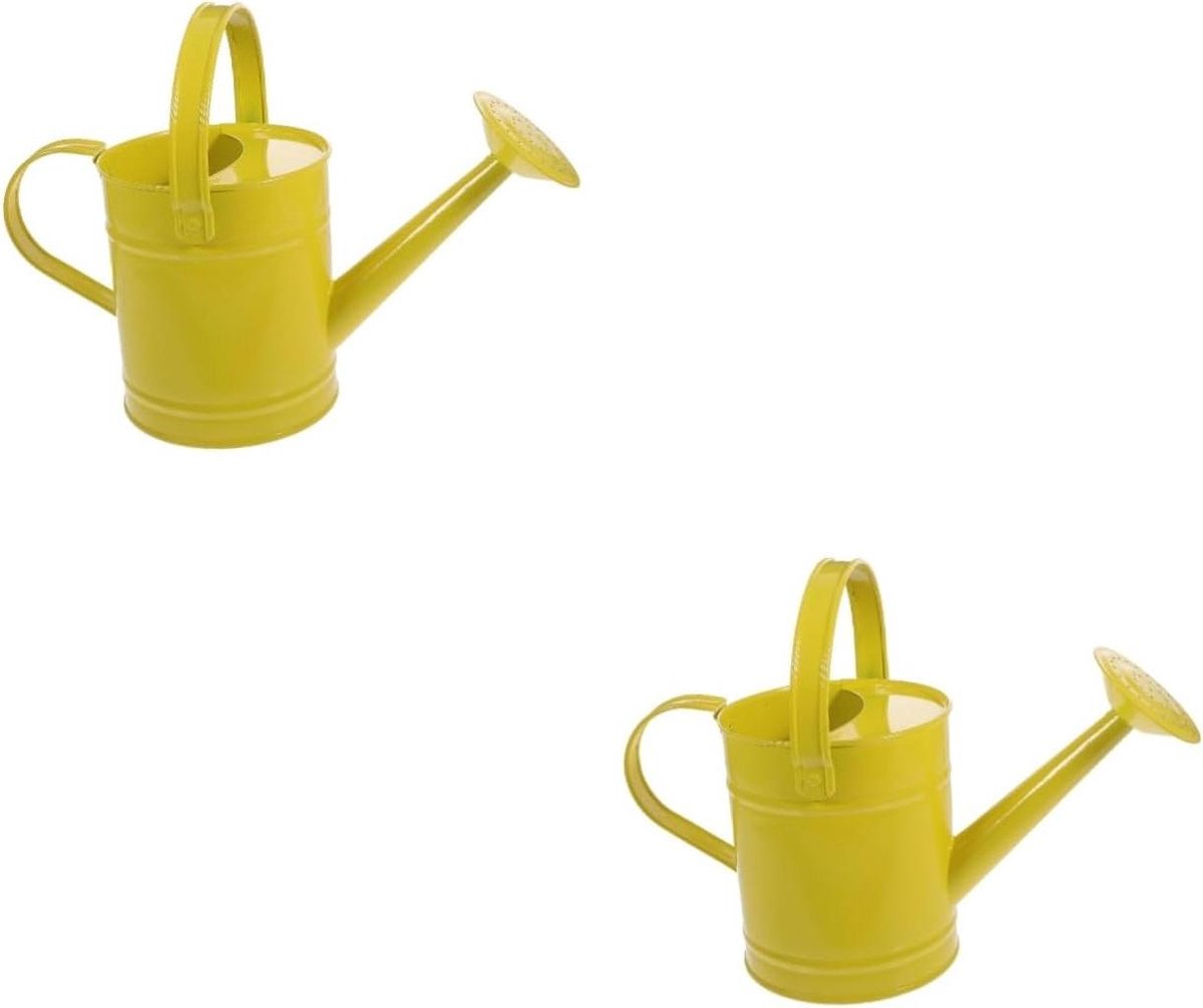 Gieter Set - Waterkoker Plantenbak - Binnen Tuinieren - Met Douchekop - 2 Stuks - Metaal