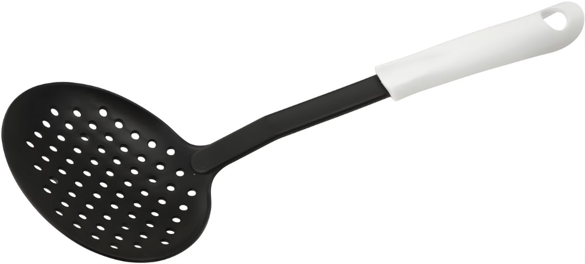 KAD® Spatel - Zeef - Vaatwasserbestendig - Zwart/Wit - 34cm x 4cm x 9cm