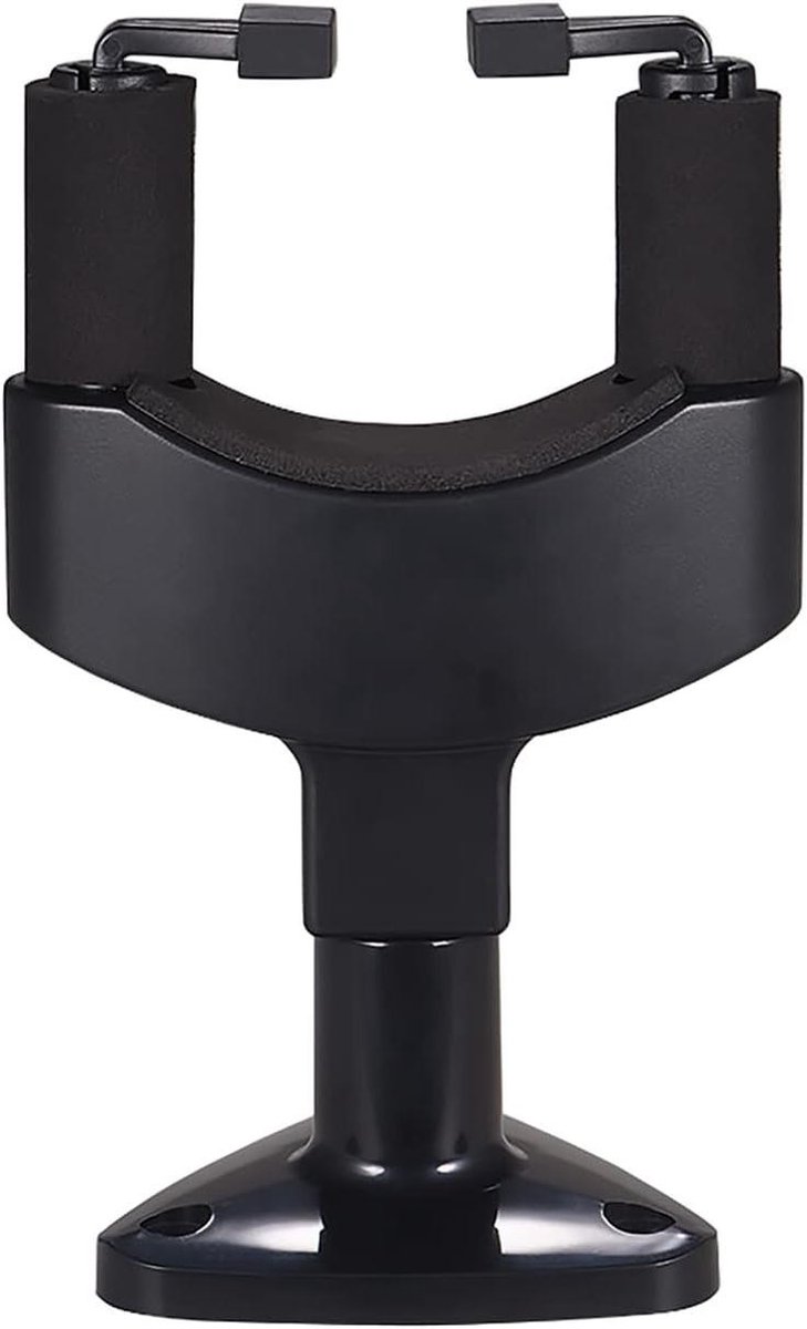 Muziekinstrument Houder - Wandophanging Gitaar - Veilige Opberging - Handmatig Vergrendelingssysteem - 17 x 10.5 x 4.7 cm - Zwart