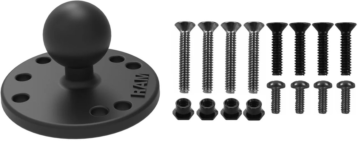 B-kogel met Mounting Hardware for Garmin GPSMAP + More