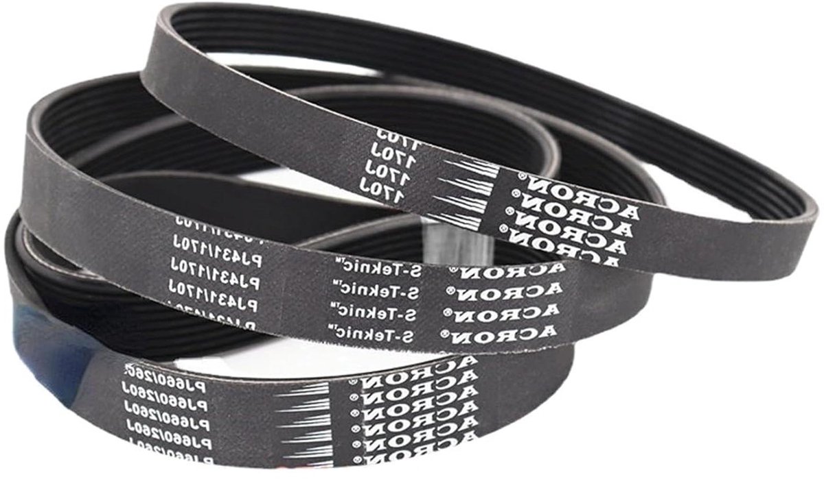 Sportfiets Riem - Hometrainer Onderdeel - Intensief Trainen - Duurzame V-ribband - 190J-PJ483 - Zwart