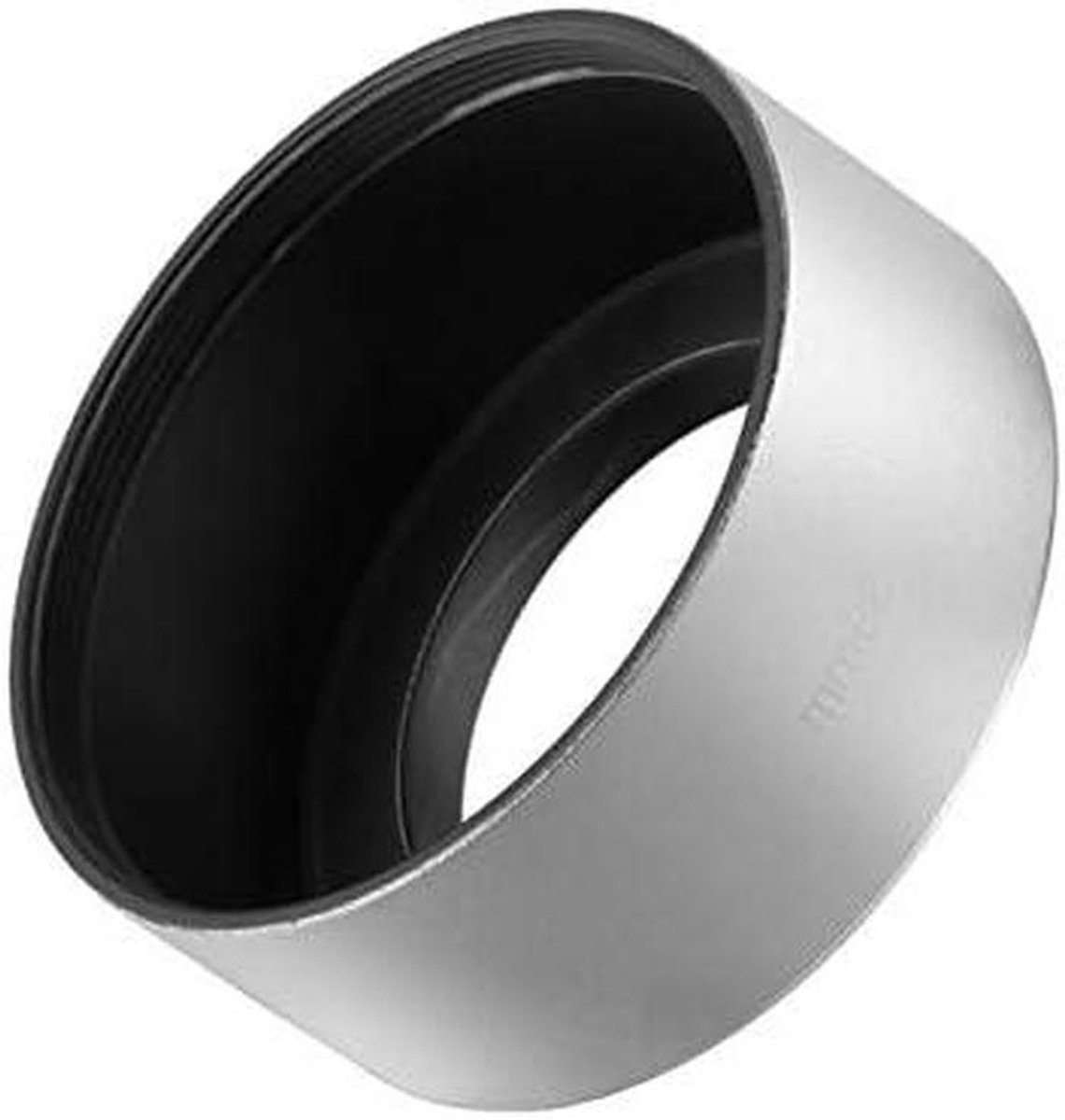 Metalen Zonnekap - Lenskap Zilver - Camera Bescherming - Schroefsluiting Metaal - 35 mm - Zilver