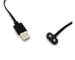 Geschikt voor Mojawa Run Air / Mojo 2 – USB Oplaadkabel – Magnetische Oplader – 40cm Platte Kabel – Zwart