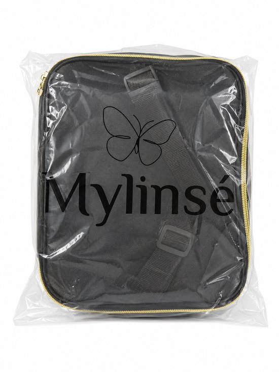 Geïsoleerde Baby Flessentas 11L met Koelelement - Dubbel Compartiment - Houdt Warm & Koud - Waterdicht - Verstelbare Schouderriem - Zwart — afbeelding 4