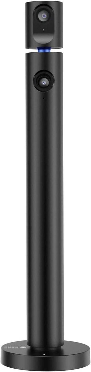 Dual Webcam - 1080p Camera - Videobellen - 180° Draaibaar - 90 Graden - Zwart