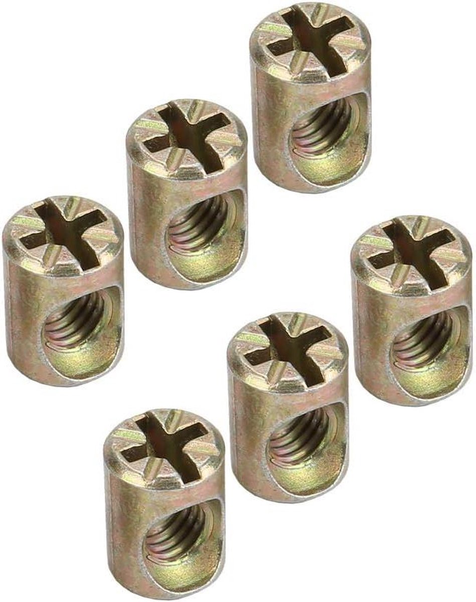 Meubelbevestiging Set - Vatmoeren Schroeven - Meubels Monteren - Roestvrij Staal - 30 Stuks M6 - Metaal