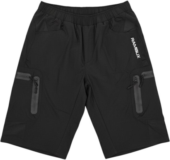 RAMBUX® - Fietsbroek Heren met Zeem - MTB Broek - Zwart - Mountainbike - Fietskleding Short - Sportbroek - Maat M van RAMBUX — afbeelding 3