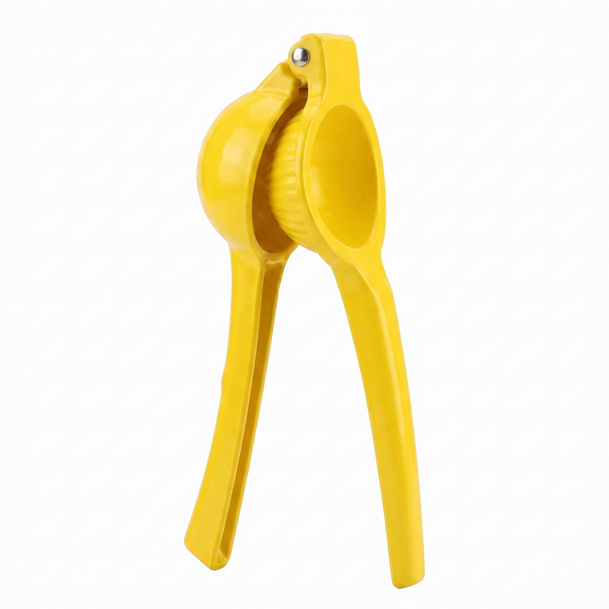 Robuuste hand citruspers geel - limoenpers - citroenpers - sinaasapppel juicer - handmatige fruitpers - geel - aluminium - fruit juicer - sinasappel pers - citrusknijper - handmatige juicer - IXEN