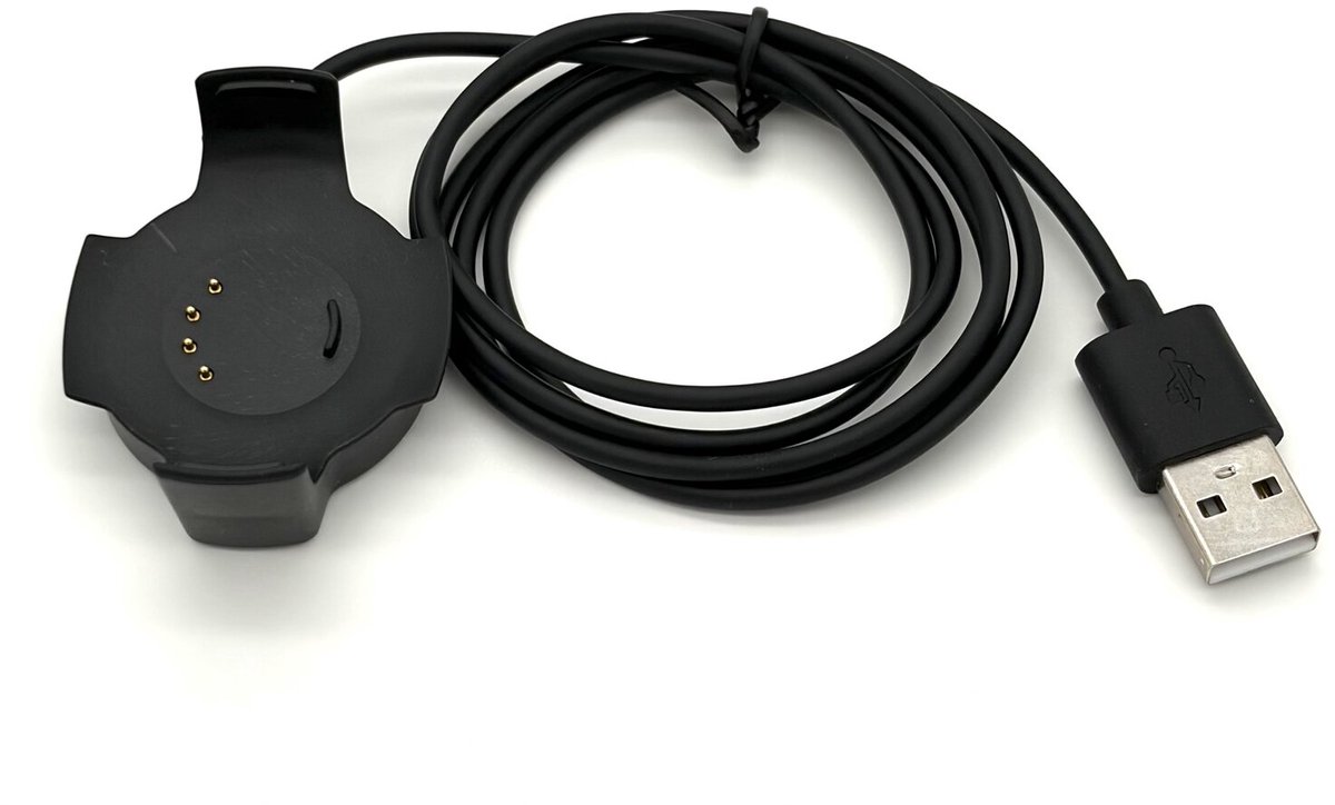 Geschikt voor Amazfit Bip / Bip Lite / Bip Youth Edition – USB Oplaadkabel – Magnetische Smartwatch Oplader – 1 Meter – Zwart