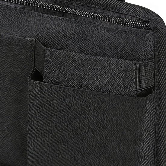 Rolstoeltas met bekerhouder - Armleuning organizer - Georganiseerd op reis - Stevig Oxford materiaal - 35.5 x 19 cm - Zwart — afbeelding 4