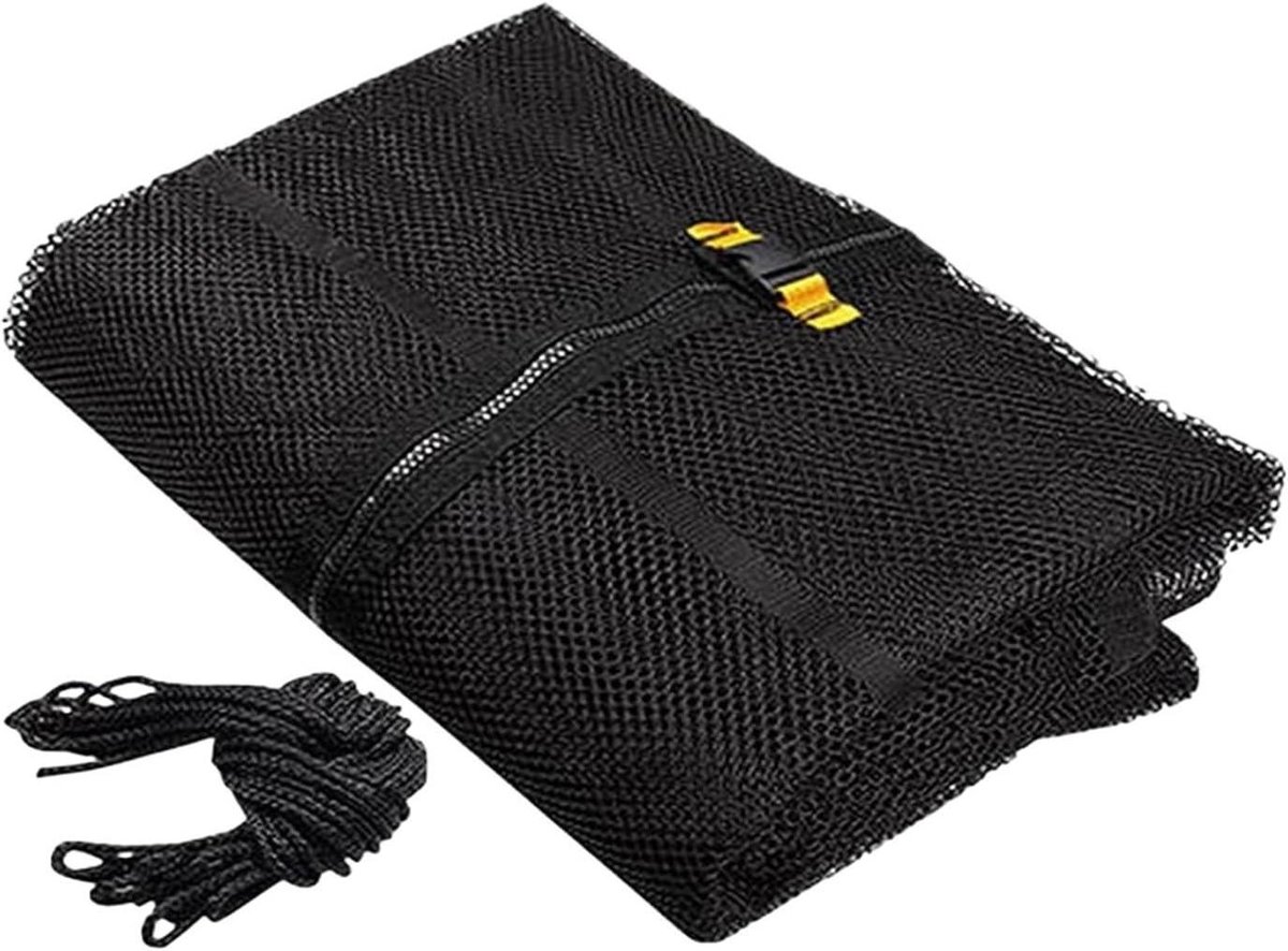 Trampoline Veiligheidsnet - Springkussen Vervanging - Buiten Spelen - Verbeterde Veiligheid - 183 cm - Zwart