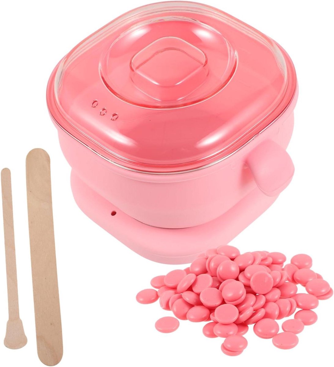 Didiseaon 1 Set Set voor het smelten van siliconenwas ontharingsset Waxen kit Waxverwarmer was kit hete wasverwarmer wasmiddelen was ontharingsmiddel wax warmer voor ontharing ，， roze