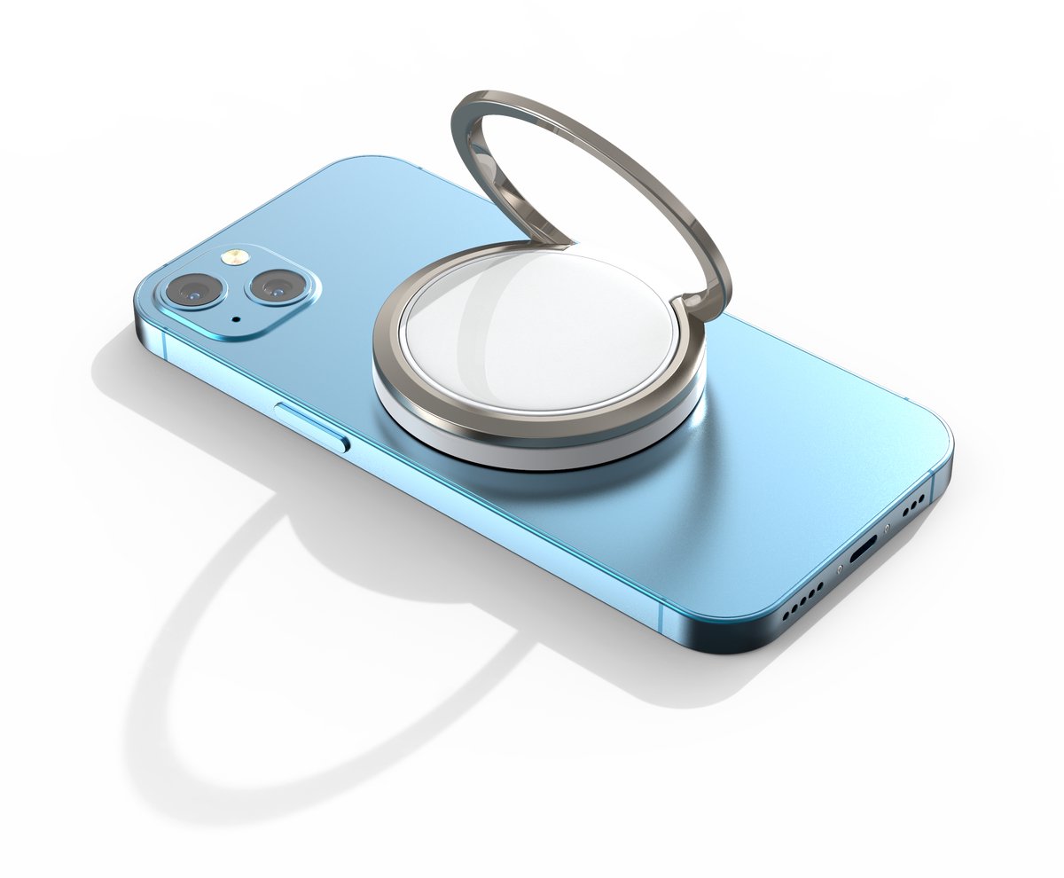 BeHello Draadloze oplader met magnetische ring wit