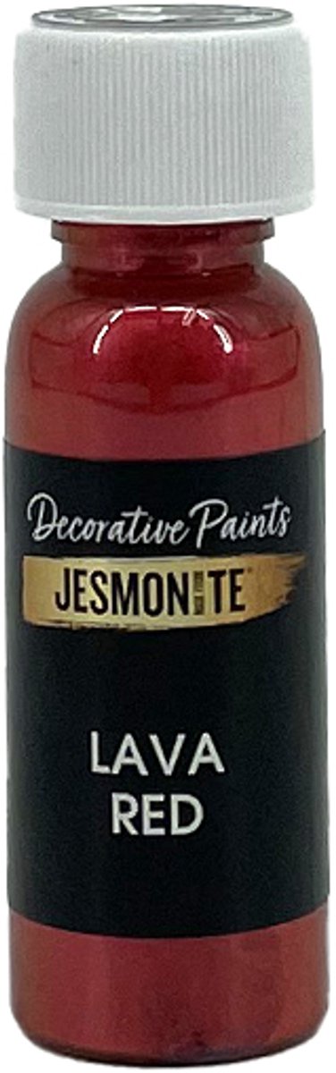 Jesmonite decoratieve verf lava red 30 ml