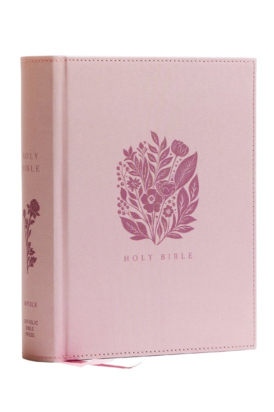 Rsv2ce Catholic Bible, Journal Edition, Pink Cloth Over Board, Comfort Print
