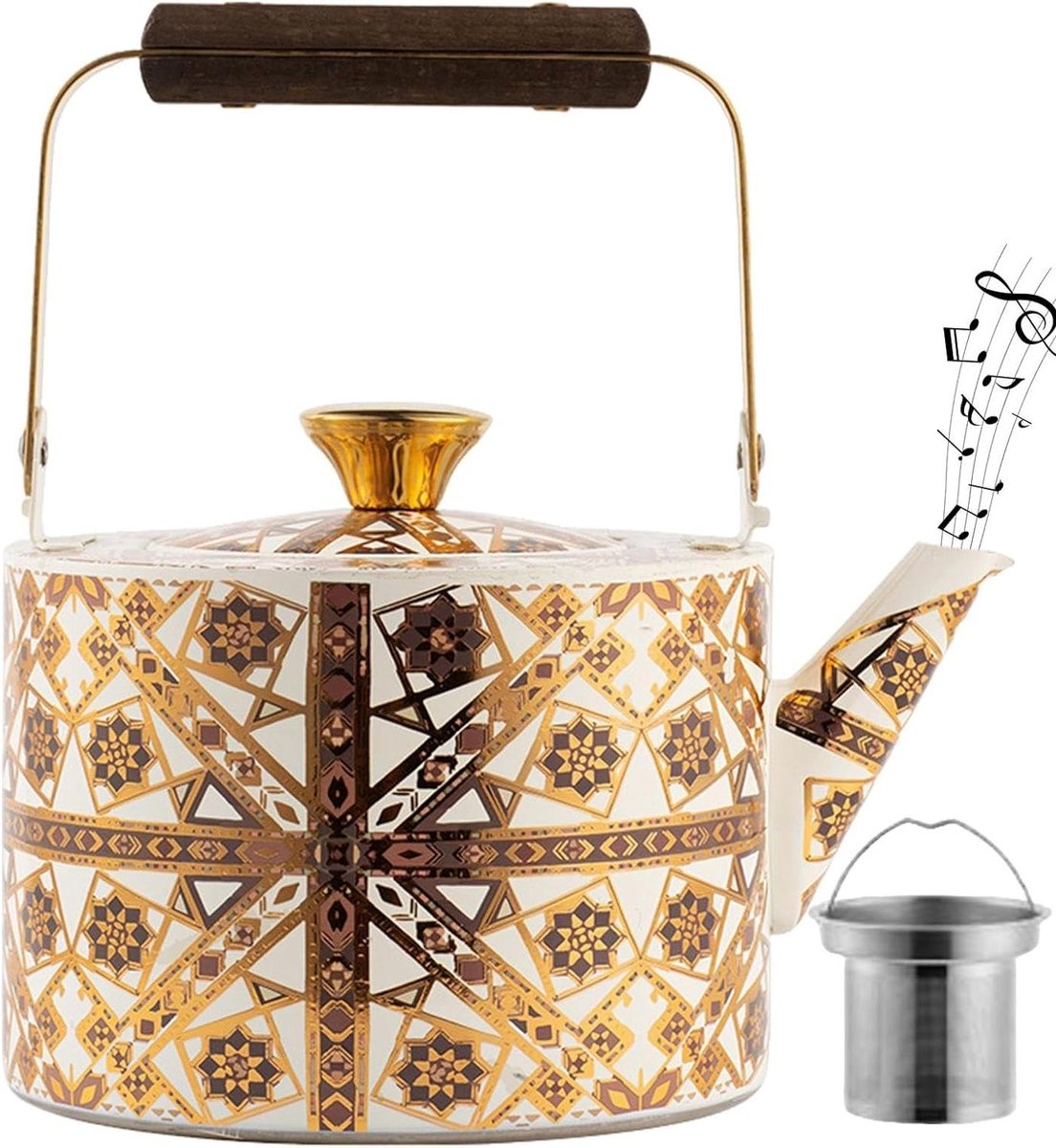 Waterketel - Theepot Fornuis - Water Koken - Roestvrij Staal - 1.5 Liter - Zilver