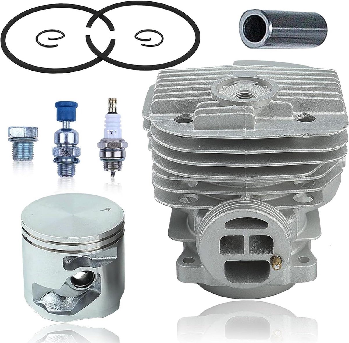 Zuigercilinder Set - Cilinder Zuiger Kit - Motor Reparatie - Precisie Pasvorm - 56 mm - Metaal