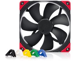 Noctua Fan Bundle: 5x NF-A14 PWM chromax.black.swap, High Quality Silent Fan, 4-Pins (140mm, Black)