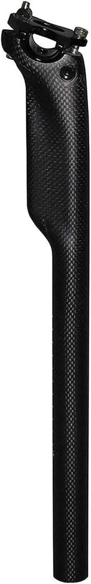 Fiets Zadelpen - Verende Zadelpen - Comfortabel Fietsen - Koolstofvezel Materiaal - 27.2x350mm - Mat