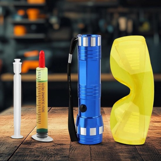 UV Lamp Kit - Lekdetector Set - Koelsysteem Reparatie - Fluorescerende Kleurstof - 5.6 x 11.6 cm - Niet gespecificeerd — afbeelding 4