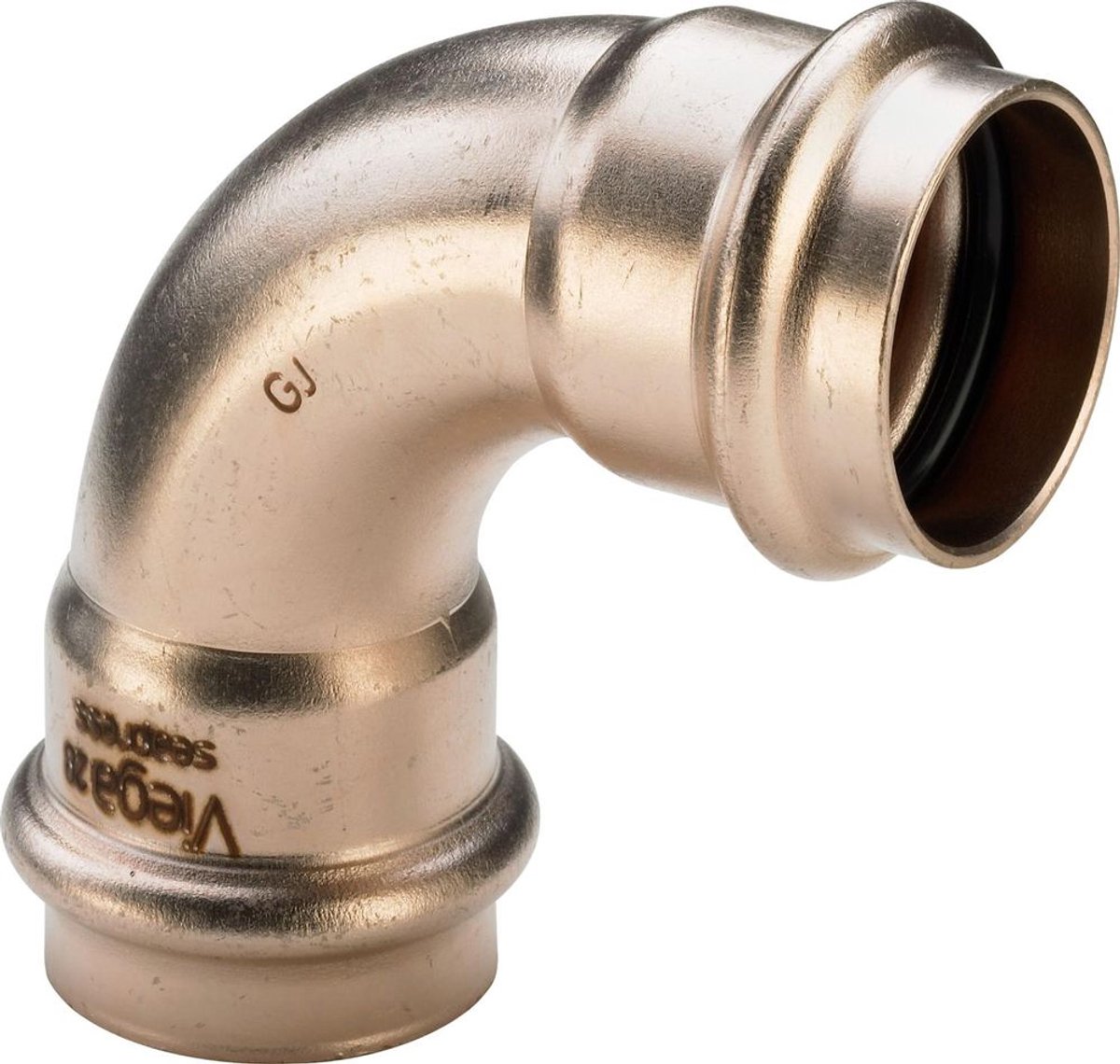 Viega Seapress-bocht 90 graden, d 22mm CuNiFe Model 0316, 453176