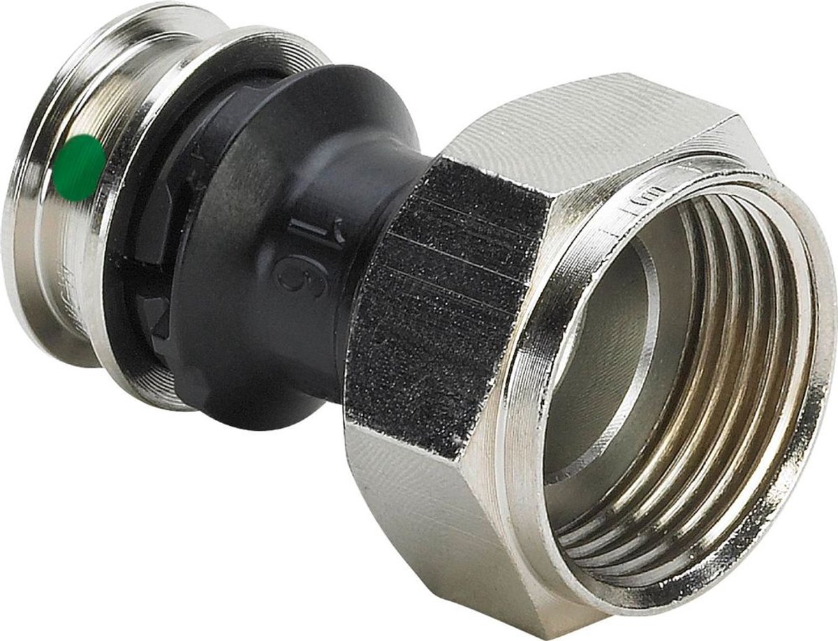Viega Raxinox-aansluitwartel, d 16mm, G 1/2 roestvrij staal Model 4463, 724269