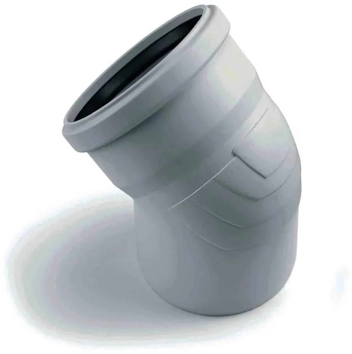REHAU RAUPIANO PLUS bocht DN 125, 30 graden, wandversterkt, 11234841001