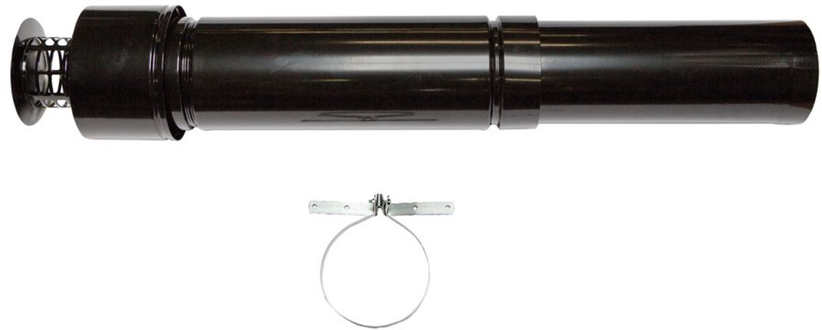 Brötje Basisbouwpakket KAS 110/160 zwart concentrische dakdoorvoer verticaal, 654845