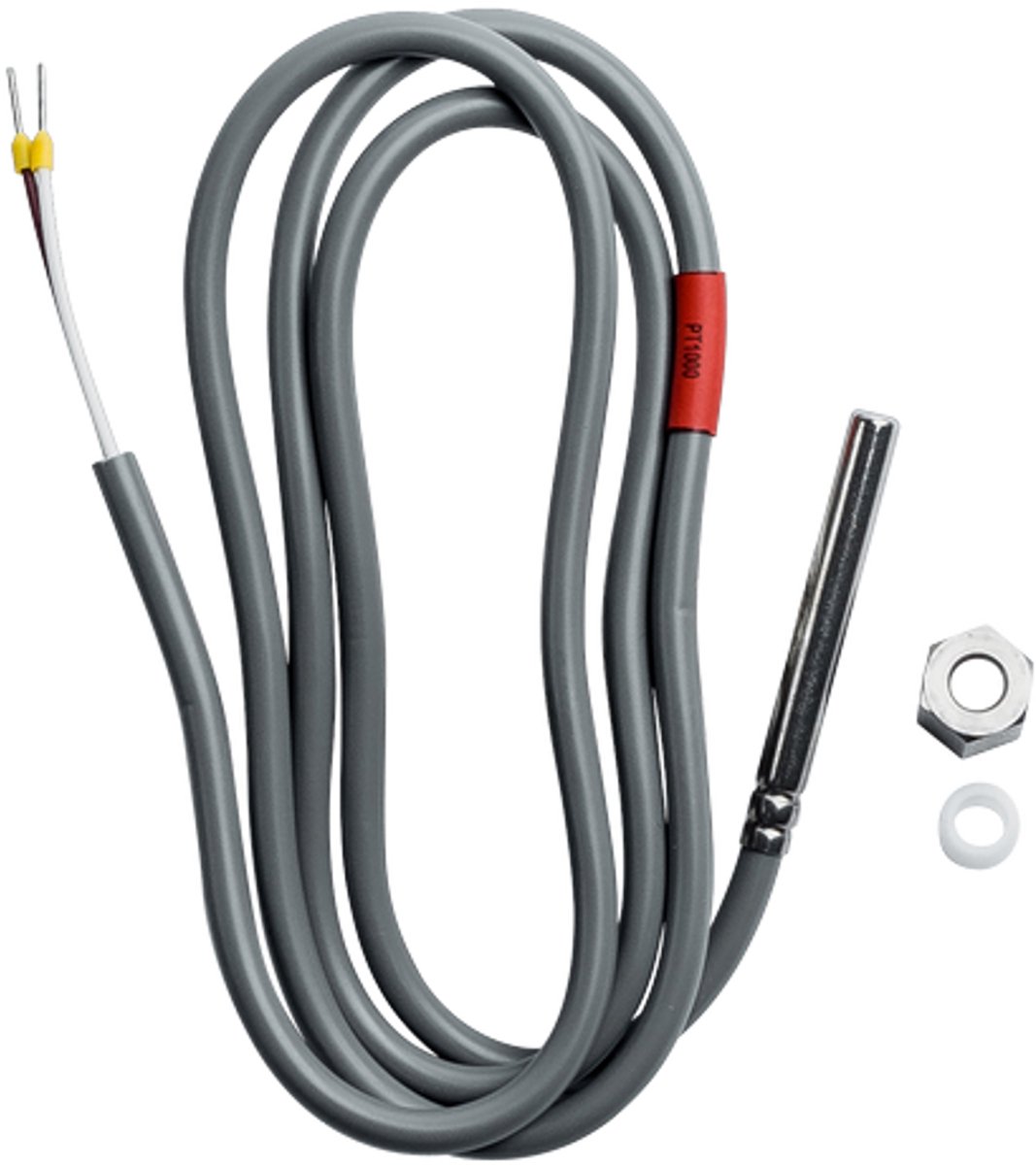 Wolf Opslagsensor PT1000 45mm 1000mm, met. klemringverschr., FWS-2-80, 2746080