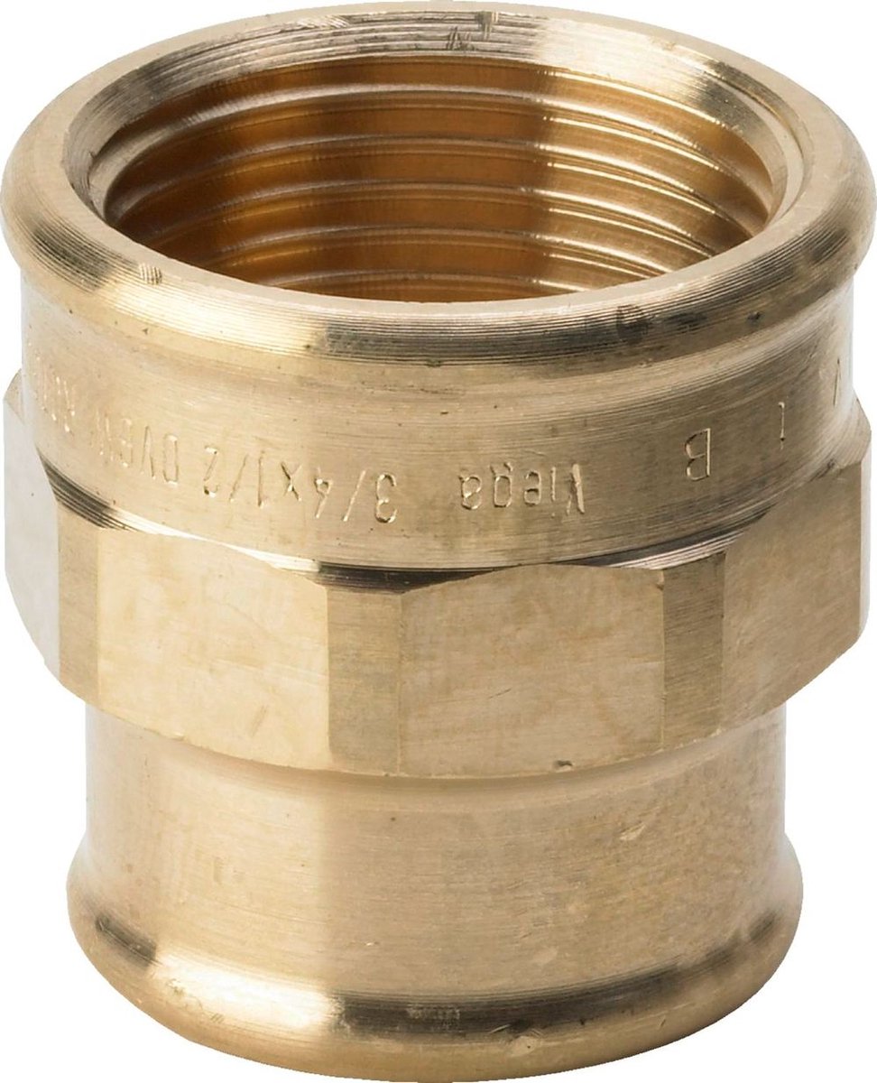 Viega reduceermof, Rp1 3, Rp2 21/2 roodkoper of siliciumbrons model 3240, 650780