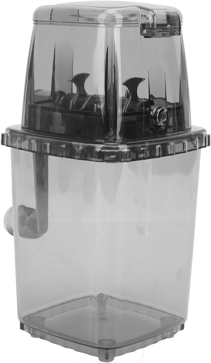 Handmatige Crusher - Aas Maker - Vissen Voorbereiden - Handmatige Bediening - 1.2L Capaciteit - Zwart
