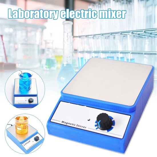 Magnetische Roerder - Lab Mixer - Vloeistoffen Mengen - Grote Capaciteit - 3000 ml - Zilver — afbeelding 3