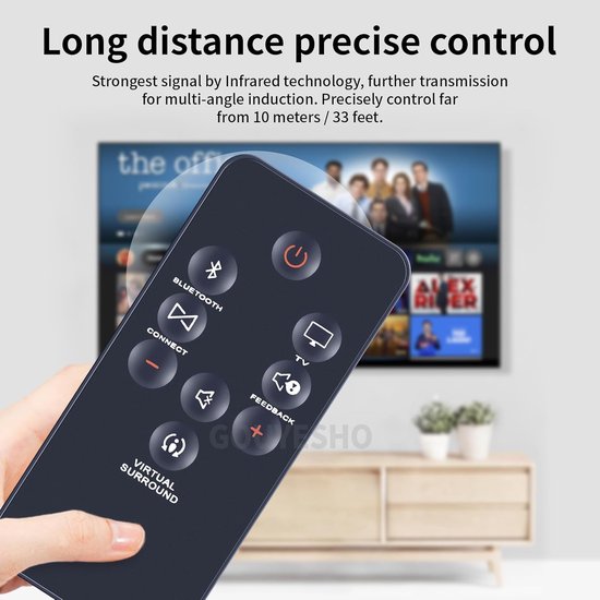 Vervangende afstandsbedieningsset voor JBL Soundbar Boost TV - geen programmering nodig - energiebesparend - ShopVlot — afbeelding 2