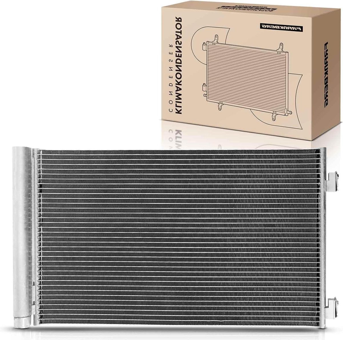Airco Condensor - Airco Onderdeel - Auto Koeling - Met Droger - 660 x 345 mm - Zilver