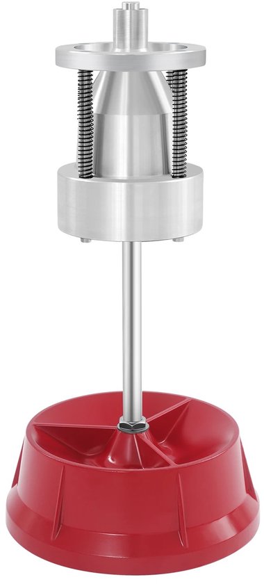 ELVENTO Banden balanceer machine - Wielrichter - Wiel balanceren - balanceer apparaat auto - Verstelbaar - Incl. waterpas - Rood