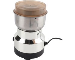Elektrische Koffiemolen - Bonenmaler Kruidenmolen - Verse Koffie Malen - Stille Efficiënte Prestaties - Compact Ontwerp - Zilverkleurig