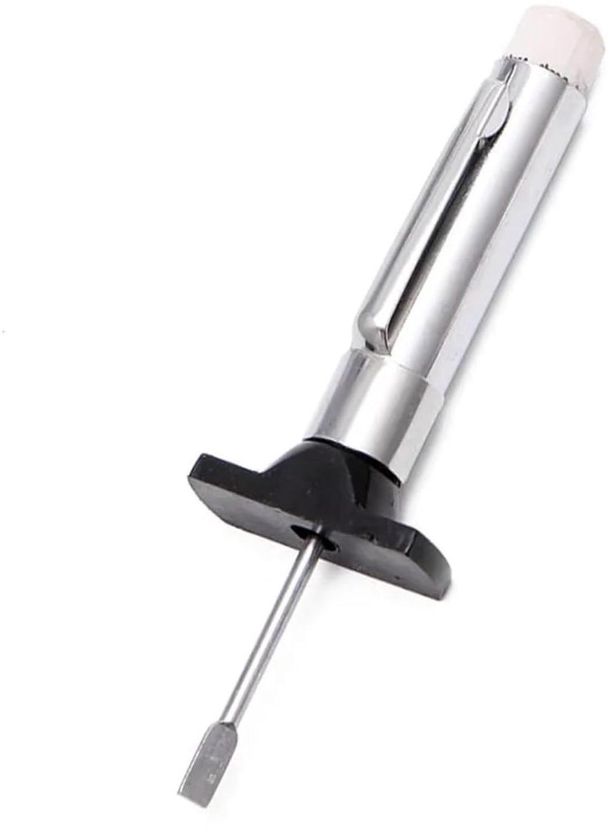 Bandenprofieldieptemeter - Bandenmeter Profielmeter - Veiligheid Controleren - Roestvrijstalen Constructie - 8.5 cm - Zilver