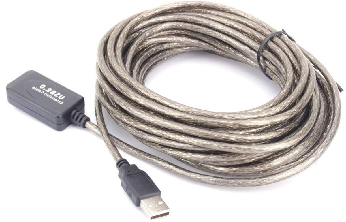 USB Verlengsnoer - Extra Lengte Kabel - Apparaten Verbinden - Hoge Snelheid Transfer - 10 Meter - Zwart